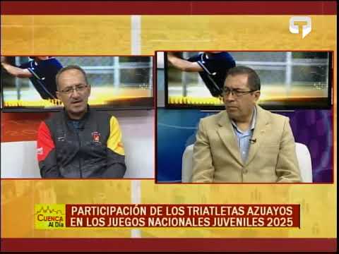 Participación de los triatletas azuayos en los juegos nacionales juveniles 2025