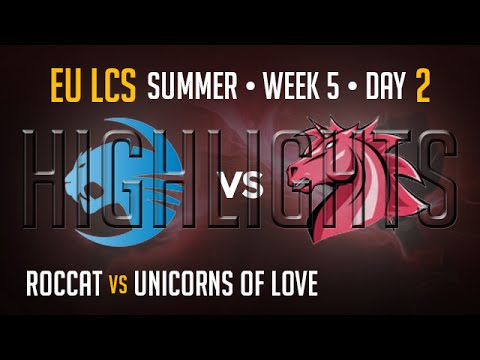 Roccat vs Unicorns of Love HIGHLIGHTS | Week 5 EU LCS Summer Split 2015 S5 | ROC vs UOL W5