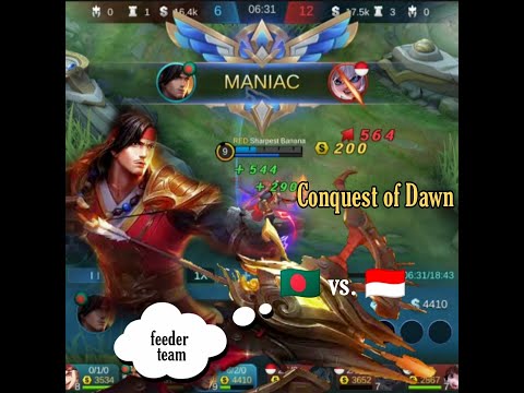 Conquest Of Dawn || Feeder Team || Solo Carry || Hyper YSS || Bangladesh vs. Indonesia