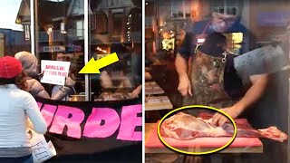 Vegans Protesting Against Restaurant Are Horrified By Owner’s Revenge