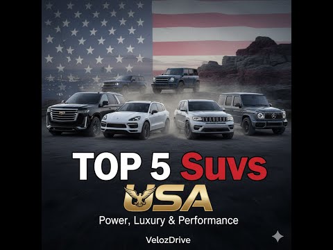 Top 5 SUVs of the USA – Power, Luxury & Performance | VelozDrive