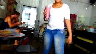 Great cafe in Cartagena, Colombia with smoothies from heaven