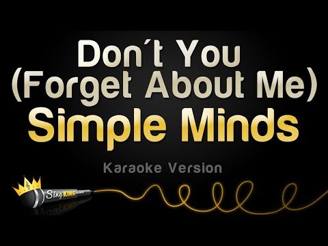 Simple Minds - Don't You (Forget About Me) (Karaoke Version)