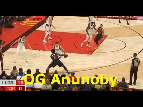 OG Anunoby crosses over Luka Doncic then posterized Porzingis