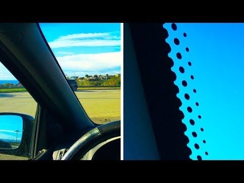 Warum Autoscheiben kleine schwarze Punkte haben