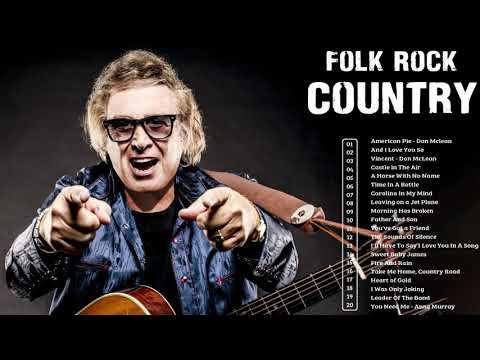 Don Mclean Greatest Hits - Best Don Mclean Songs - Don Mclean Folk Rock Country Songs With Lyrics