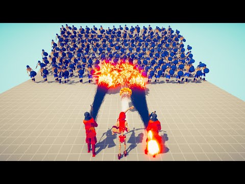 3x EVERY GOD vs 100x SKELETON | TABS - Totally Accurate Battle Simulator