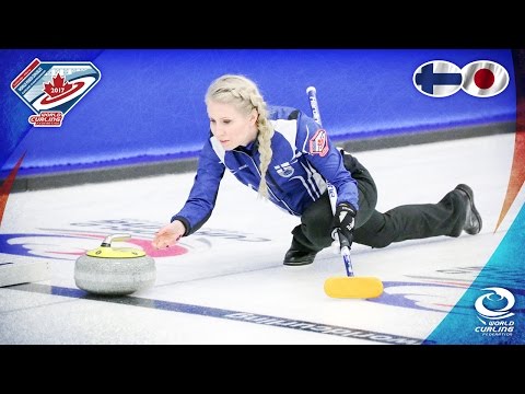 Finland v Japan - Round-robin - World Mixed Doubles Curling Championship 2017
