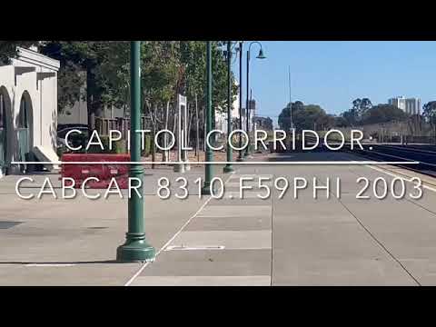 Railfanning Berkeley CA, Amtrak Capitol Corridor and BNSF 8/10/2022