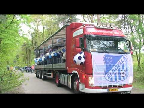 Bladella 1 kampioenswedstrijd en huldiging gemeentehuis