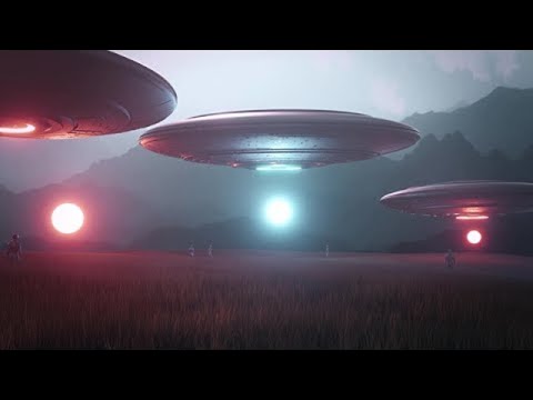 UFO Video Loop - SCI FI Alien Video Loop - ABSTRACT Landscape Backgrounds