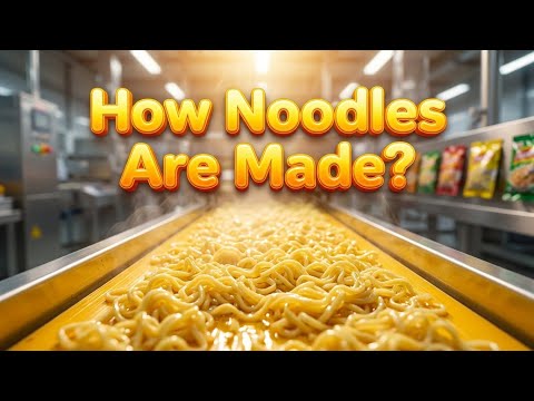 How Noodles Are Made  Inside a Modern Noodles Factory