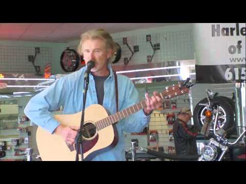 Mike Mitchell playing at Bost Harley Davidson for the NashvilleEar.com Songwriter Stage