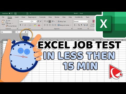 How to Pass EXCEL TEST FOR JOB INTERVIEW - Questions and Answers with Solutions