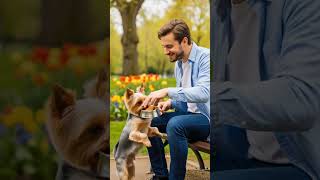 Bruno the Yorkshire Dog Brings a Flower 🌹 Emotional Thank You That Will Melt Your Heart 🐶❤️