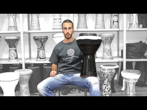 Black Creamic Clay Doumbek - Online Doumbek Shop - Belly Dance Music