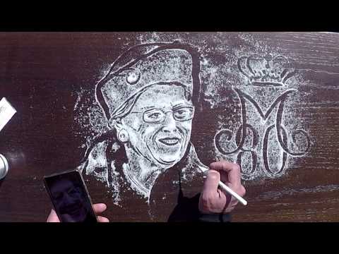 H.M. Dronning Margrethe 80 år - Salt portræt