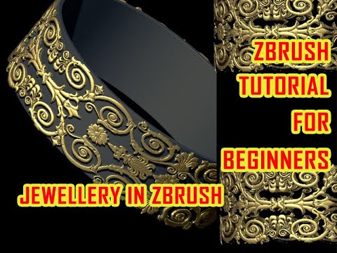 bangle shots | zbrush tutorial for beginners | zbrush jewelry tutorial