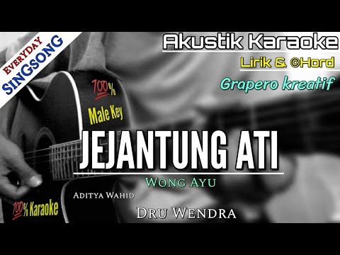 Jejantung Ati - Dru Wendra (Akustik Karaoke) Lirik & Chord