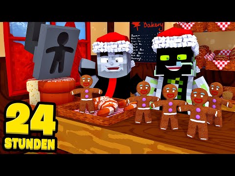 24 STUNDEN PLÄTZCHEN BACKEN! - Minecraft [Deutsch/HD]