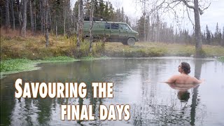 Spring Soaking & Forest Hiking || Finals Days of Autumn Vanlife