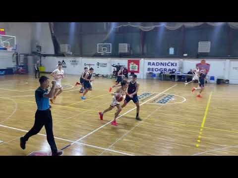 BKK Radnički : KK Pobednik 011, 80:48, regionalna liga U15