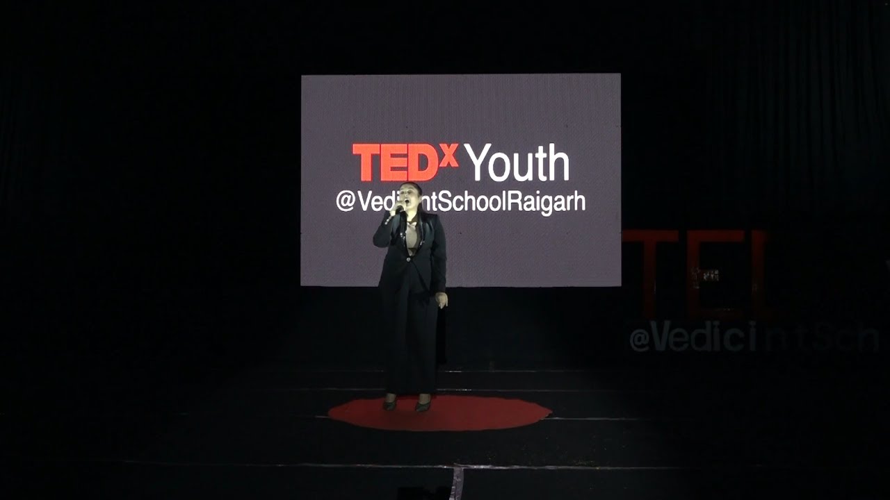 From Blindness to Beginning | Ashka Suniil Goyal | TEDxVedic International School Raigarh Youth