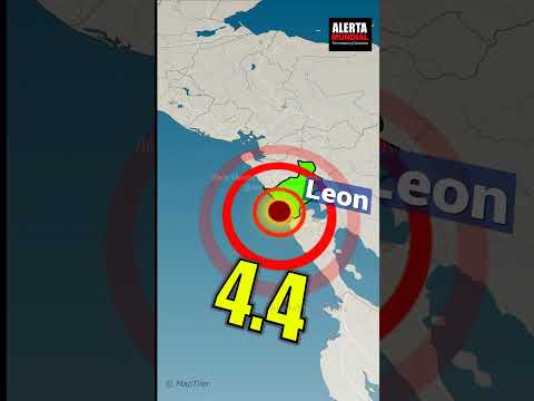 El 17 de octubre de 2025, un sismo de magnitud 4.4 se registró en la región de León, Nicaragua
