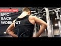 Teen Bodybuilder Epic Back Workout!!!