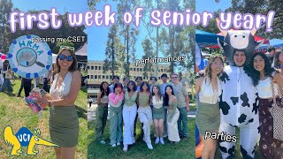 FIRST WEEK OF COLLEGE SENIOR YEAR (UCI)! welcome week, acapella, parties, and all-idc!