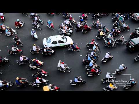 Ho Chi Minh City (Saigon), Vietnam Rush Hour Traffic in Real Time
