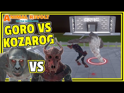 GORO vs KOZAROG! Can the demon beat Goro? | Animal Revolt Battle Simulator
