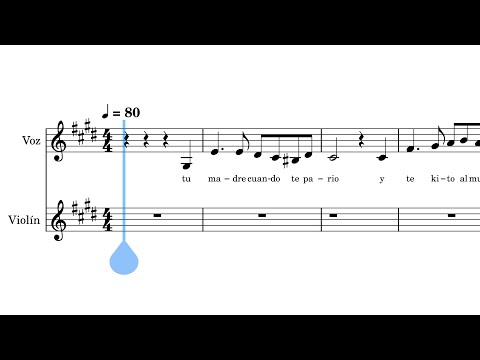 Adio Kerida (sefardi song) - Voice & Violin