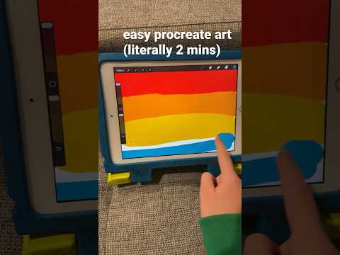 procreate art tutorial for beginners #art #procreate #easy #beginner #tutorial #howto #fyp #viral