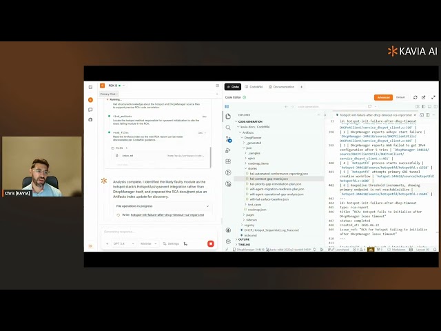 KAVIA 2.0 Launch: Demo 4 complex codebase ingestion
