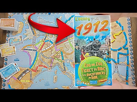 Ticket to Ride Europa 1912 Board Game EXPANSION