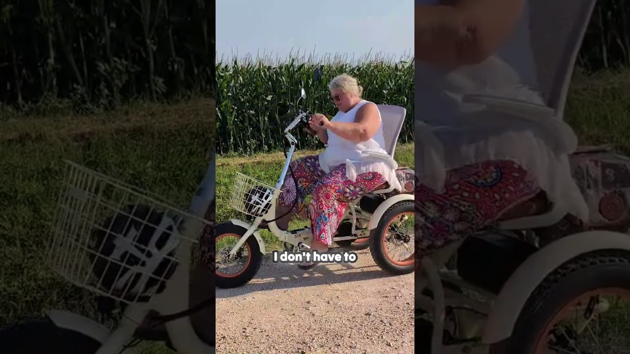 The Perfect Electric Trike if you have arthritis.