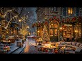 CHRISTMAS AMBIENCE AT COZY COFFEE SHOP AMBIENCE 🎄 SMOOTH CHR ..