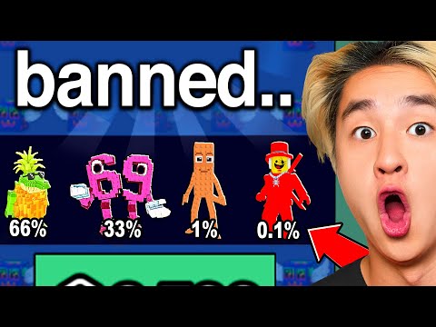 I Bought 0.1% BANNED Lucky Blocks in Steal A Brainrot!