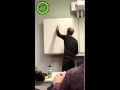 Teacher finds a cat drawn on his whiteboard 