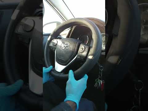 How To Install a Steering Wheel Cover #shorts