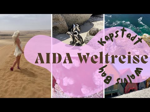 AIDA Weltreise 2023/24 - Endlich in KAPSTADT ♥️ - VLOG 021