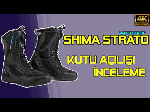 Shima Strato WP Motosiklet Botu | Kutu Açılış - İnceleme [4K]