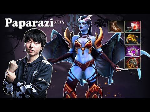 Paparazi - Queen of Pain Midlane | Dota 2 7.31d Gameplay