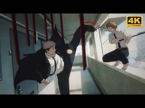Kishibe vs Denji, Power || Chainsaw Man Season 01 Episode 10 4K