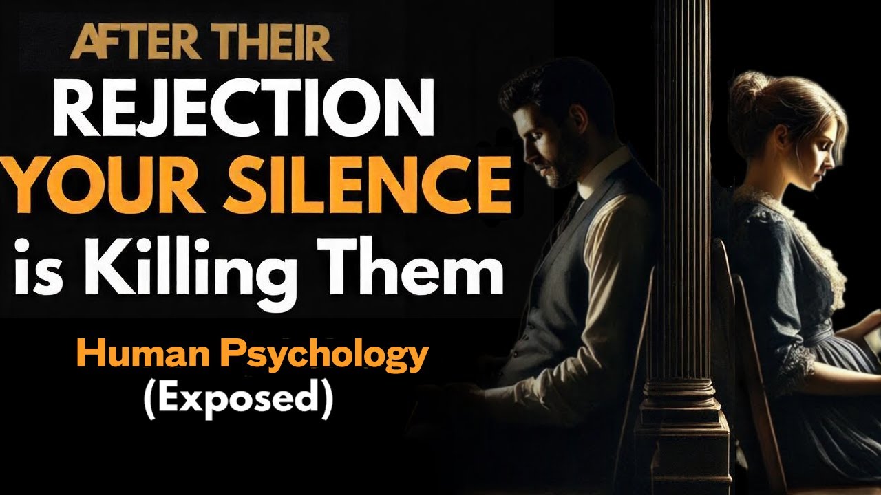 Your Silence After their Rejection is Killing Them  | Stoicism