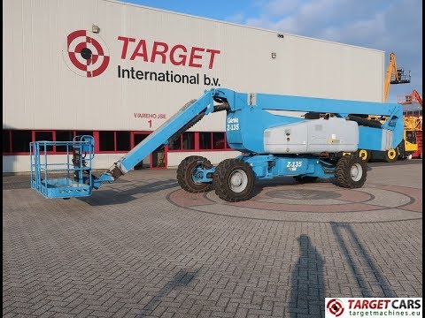 777825 GENIE Z-135/70 ARTICULATED Z135/70 4x4x4 DIESEL BOOM WORK LIFT W/JIB 4315CM 01-2006