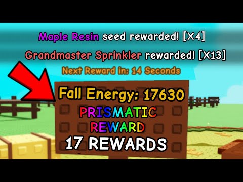 This FALL HARVEST TRICK gives INFINITE PRISMATIC REWARDS... (Grow a Garden)