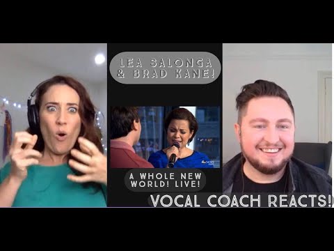 Vocal Coaches React! Lea Salonga & Brad Kane! A Whole New World! Live!