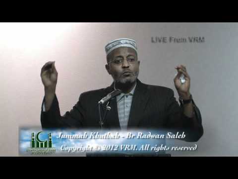 Friday Khutbah (2012-04-09)